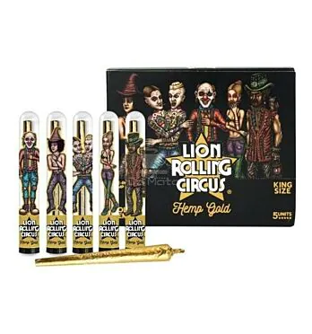 Caixa De Cone 23k Lion Rolling Circus - 5 Cones