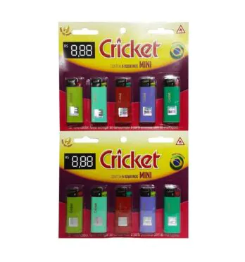Cartela de Isqueiro Cricket Pequeno