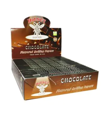 Caixa de Seda Hornet sabor de Chocolate King Size