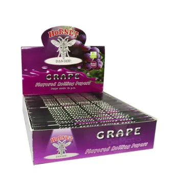 Caixa de Seda Hornet sabor Uva King Size