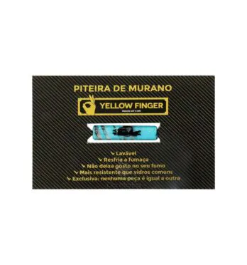 Piteira de Murano Yellow Finger 
