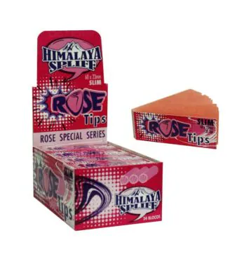 Caixa de Piteira Himalaya Spliff Rose Slim
