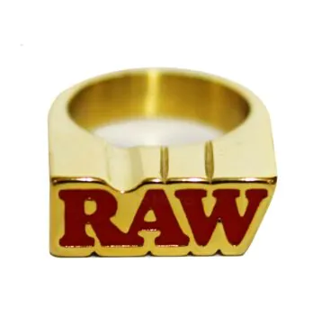 Anel de Ouro Raw 24k c/ Suporte Médio Size 10