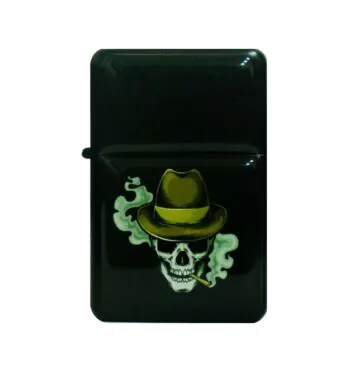 Isqueiro Clássico Skull Smoke