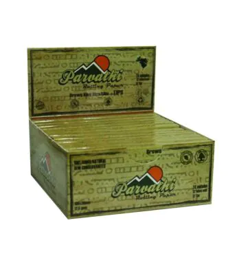 Caixa de Seda Parvathi Brown King Size Slim c/ Piteira