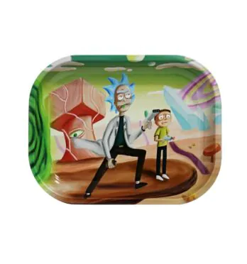 Bandeja de Metal Rick and Morty Planet 