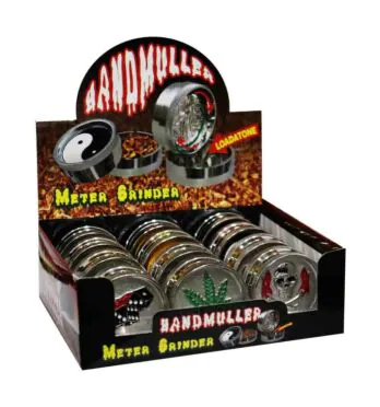 Caixa de Dichavador de Metal 2 Partes Estampado