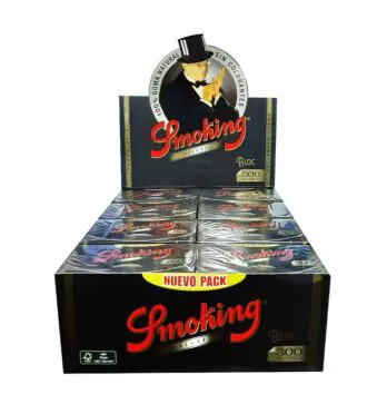 Caixa de Seda Smoking Deluxe Bloc 300 Folhas