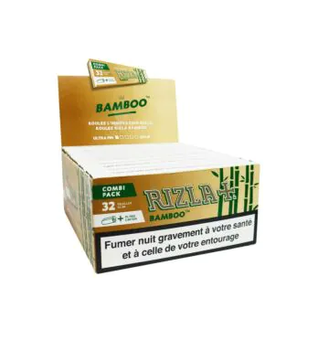 Caixa de Seda Rizla Bamboo c/ Piteira