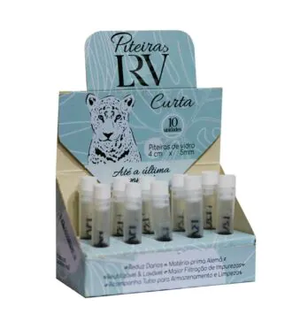 Caixa de Piteira de Vidro LRV Curta