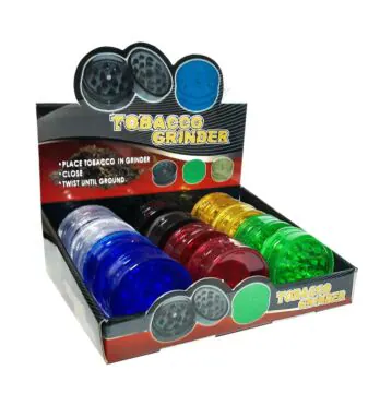 Caixa de Dichavador de Plástico Tobacco Grinder