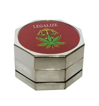 Dichavador de Metal Octagonal Legalize