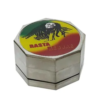 Dichavador de Metal Octagonal Rasta