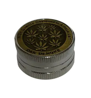  Dichavador de Metal 2 Partes Cannabis