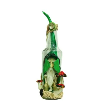 Duende na Garrafa Pequena Verde