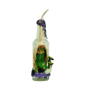 Duende na Garrafa Pequeno Roxo