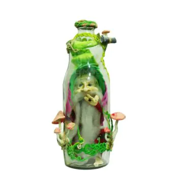 Duende na Garrafa Grande Verde