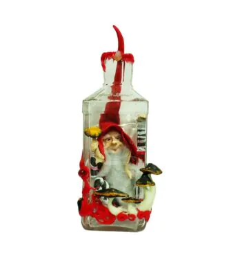 Duende na Garrafa Médio Vermelho