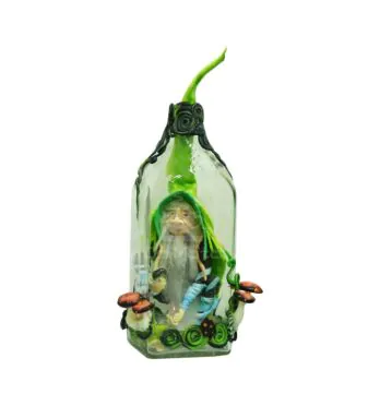 Duende na Garrafa Médio Verde