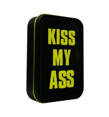 Lata de Metal Kiss My Ass