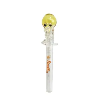 Piteira de Vidro Sadhu Polvo 6mm