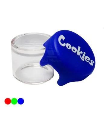 Pote de Vidro e Silicone 5ml Cookies