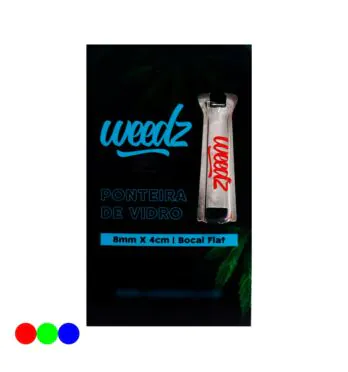 Piteira de Vidro Weedz Bocal Flat