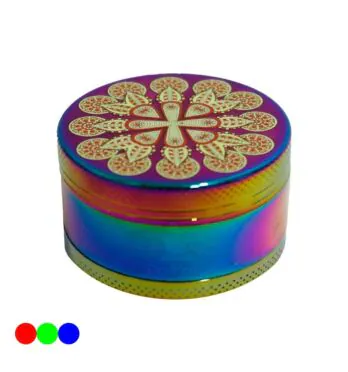 Dichavador de Metal Mandala 3 Partes