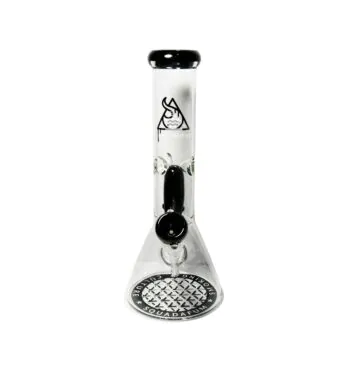 Bong de Vidro Squadafum 8008 c/ Percolator  preto