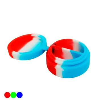 Slick de Silicone c/ Divisória 10ml azul e vermelho