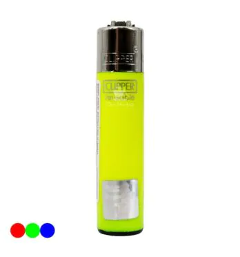 Mini Isqueiro Clipper Colors amarelo