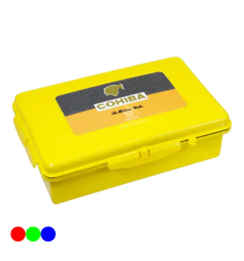 Case p/ Charutos Umidora Cohiba amarelo