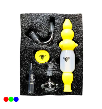 Kit de Nectar Collector de Silicone amarelo