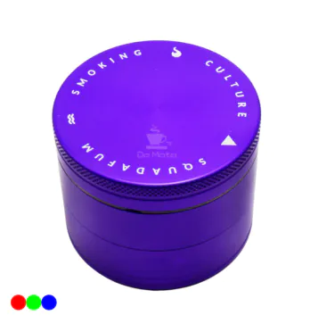 Dichavador de Alumínio Squadafum 4 Partes roxo