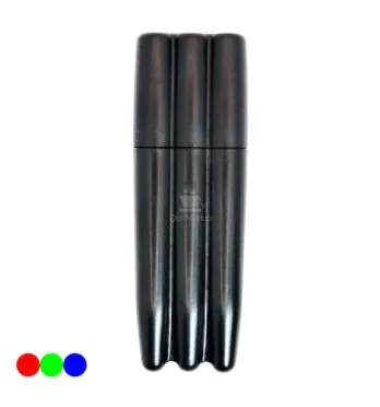 Case de Plástico p/ 3 Bolados Preto
