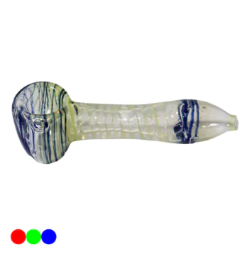Pipe de vidro Squadafum Spoon Outside azul