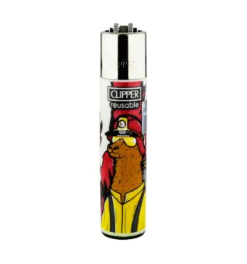  Isqueiro Clipper Llama Work de frente tabacaria da mata 