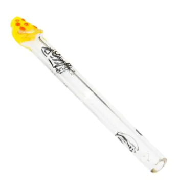 Piteira de Vidro Hippie Bong Pizza 6mm de lado tabacaria da mata