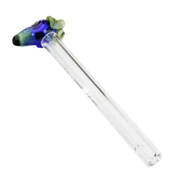 Piteira de Vidro Hippie Bong Cachorro 6mm de lado tabacaria da mata