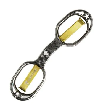 Tesoura Abduzido Dobrável Prime Metal de frente fechada