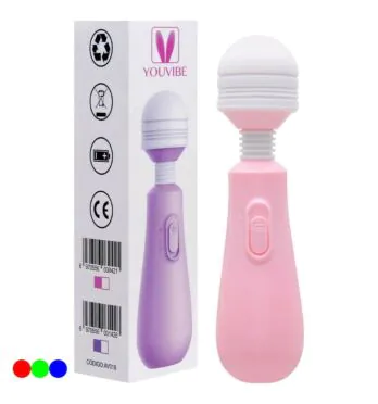 Caixa do Vibrador Varinha Mágica Colors rosa