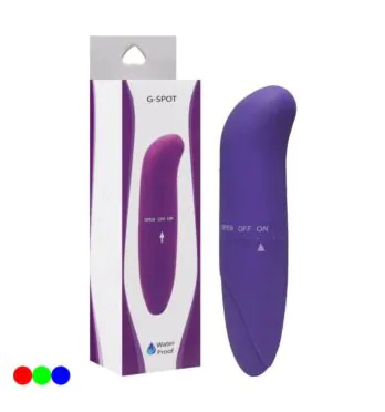 Mini Vibrador Ponto G Aveludado roxo