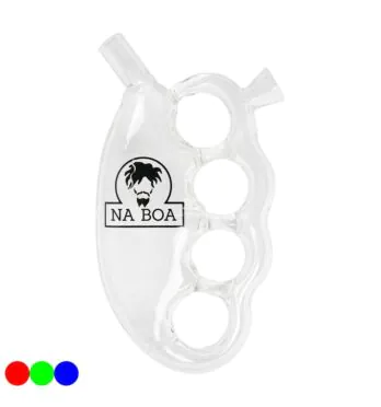 Pipe de Vidro Na Boa Soco Inglês branco