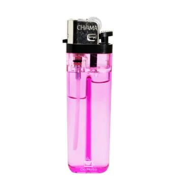 Isqueiro Chama Lighter Colorido de frente