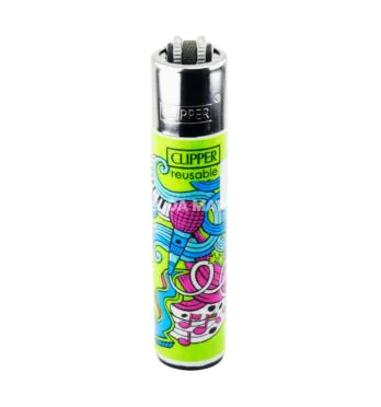 Isqueiro Clipper Gamer4life 4 de frente tabacaria da mata 