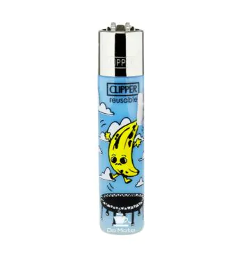 Isqueiro Clipper Trampolining de frente