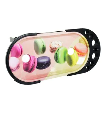 Bandeja de Metal Rolling Console de frente