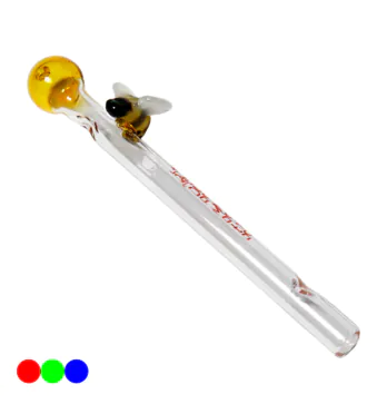 Piteira de Vidro Da Mata Abelha 5mm amarelo