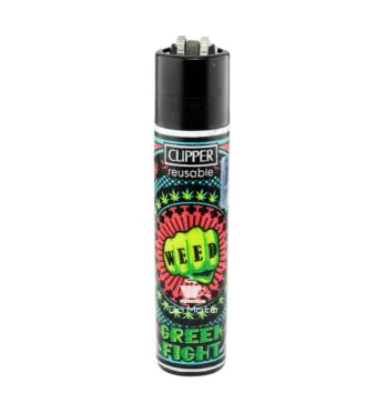 Isqueiro Clipper Weed Billboard de frente