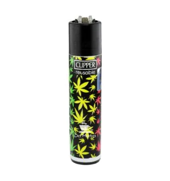Isqueiro Clipper Jamaica Pattern de frente